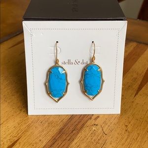 Stella and Dot Amala turquoise Chandeliers